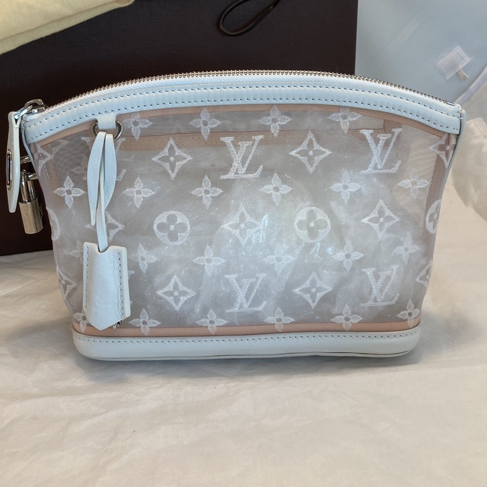 LOUIS Vuitton Limited Edition Transparence Lockit Clutch